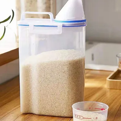Hộp nhựa đựng hạt ngũ cốc, bảo quản thực phẩm khô 2kg - THEA KITCHEN