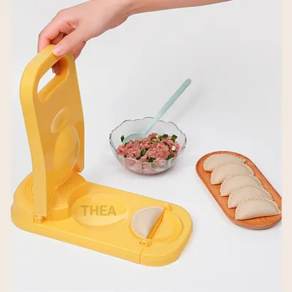 Dụng cụ làm bánh bao, ép bột làm há cảo bánh bao hoành thánh tạo hình vỏ bánh đa năng 3 in 1, khuôn ép vỏ bánh - THEA