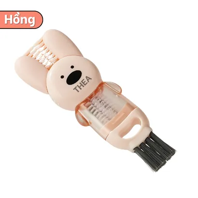 Bàn chải cọ rửa đa năng 4 in 1, dụng cụ cọ rửa ống hút, nắp bình sữa, miệng ly, cốc xoay 360 độ nhỏ gọn – THEA