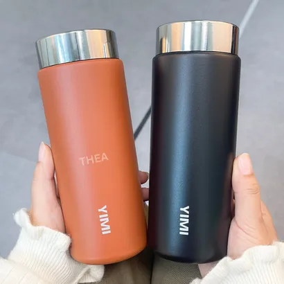 Bình nước giữ nhiệt inox mini cao cấp, cốc giữ nhiệt nóng lạnh coffee inox 316 dung tích 230-450ml đựng đa đồ uống -THEA