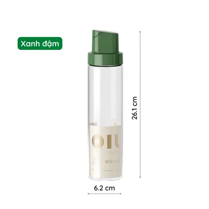 Chai bình thủy tinh đựng gia vị dầu ăn, nước mắm, nước tương,giấm thông minh cảm biến rót gia vị tự động 500ml -THEA Kitchen