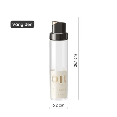 Chai bình thủy tinh đựng gia vị dầu ăn, nước mắm, nước tương,giấm thông minh cảm biến rót gia vị tự động 500ml -THEA Kitchen