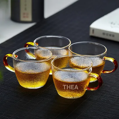 Cốc ly thủy tinh đẹp dễ thương chịu nhiệt cao uống trà, cafe, uống rượu, decor, pha chế cao cấp 500ml - THEA