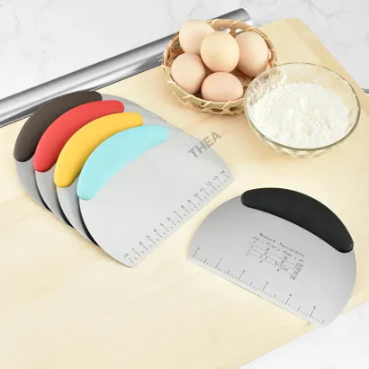 Dao cắt bột làm bánh, Đồ cắt bột, dụng cụ cắt vét bột có thang đo chính xác - THEA