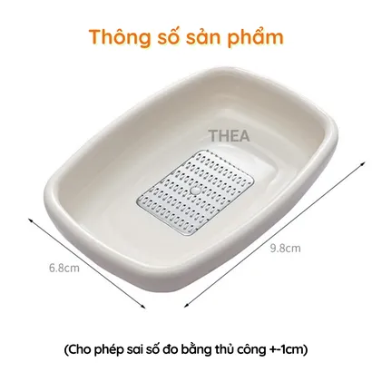 Dụng cụ bào, nạo inox đa năng bào tỏi, gừng, riềng, wasabi, củ quả nhuyễn tiện lợi - THEA