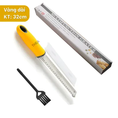 Dụng cụ bào sợi phô mai, dao bào sợi đa năng thép không gỉ, đồ bào sợi bào phô mai, vỏ chanh bằng inox - THEA