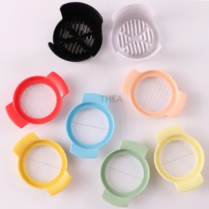 Dụng cụ cắt lát trứng luộc, trái cây mềm 4 in 1, cắt bơ, chuối, kiwi, nho, xúc xích, trái cây mềm - THEA