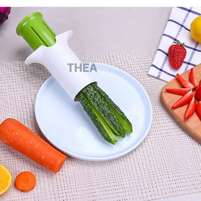 Dụng cụ cắt trái cây, dụng cụ cắt rau củ, dưa chuột, cà rốt, chia đều nhanh chóng, tiện lợi, đẹp mắt - THEA