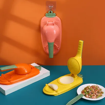 Dụng cụ làm bánh bao, dụng cụ ép bột làm há cảo hoành thánh đa năng 2 in 1 - THEA Kitchen