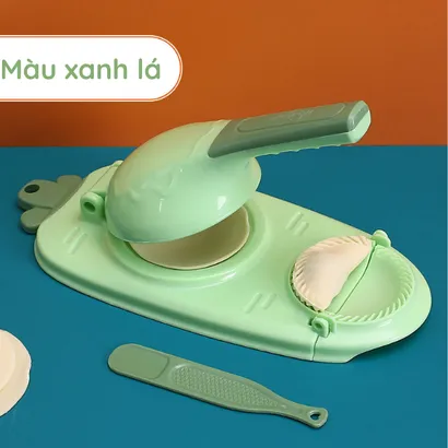 Dụng cụ làm bánh bao, dụng cụ ép bột làm há cảo hoành thánh đa năng 2 in 1 - THEA Kitchen