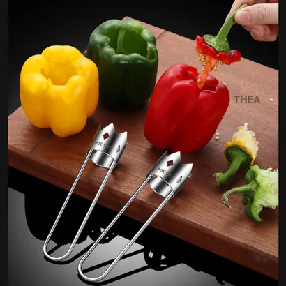 Dụng cụ lấy hạt táo, hột lê, lấy lõi ruột trái cây, củ quả inox 304 cao cấp  - THEA