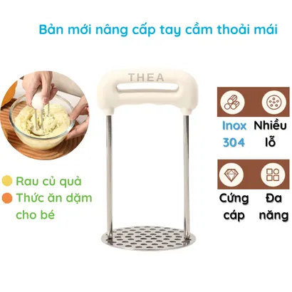 Dụng cụ nghiền ép khoai tây, thức ăn, đồ ăn dặm cho bé, nhiền rau củ  - THEA KITCHEN