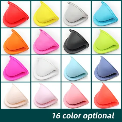 Bộ 2 miếng nhấc nồi, kẹp nhắc nồi 100% silicone, găng tay chịu nhiệt cách nhiệt - THEA KITCHEN