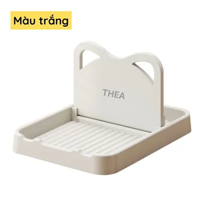 Giá đỡ nắp vung xoong nồi muỗng đũa nấu ăn, kệ gác đũa, muỗng nắp nồi tiện lợi - THEA