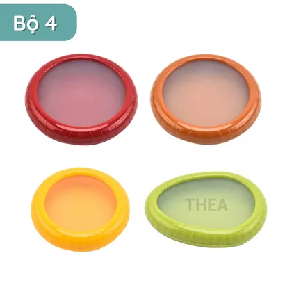 Hộp bảo quản trái cây tủ lạnh, màng bọc silicon bảo quản trái cây củ quả cắt dở - THEA