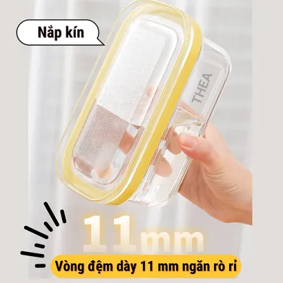 Hộp cắt đựng bơ, phô mai tủ lạnh với lưỡi cắt inox 304 tiện dụng, an toàn, sạch sẽ, dễ vệ sinh - THEA