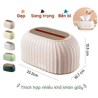 Hộp đựng khăn giấy ăn để bàn sang trọng cao cấp - THEA kitchen