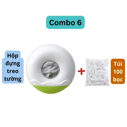 Hộp đựng màng bọc thực phẩm dán tường độc đáo 3 màu lựa chọn - THEA KITCHEN