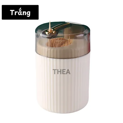 Hộp đựng tăm xỉa răng thông minh tự động bật tăm lên, lọ đựng tăm đẹp mini nhỏ gọn, tinh tế phong cách Bắc Âu