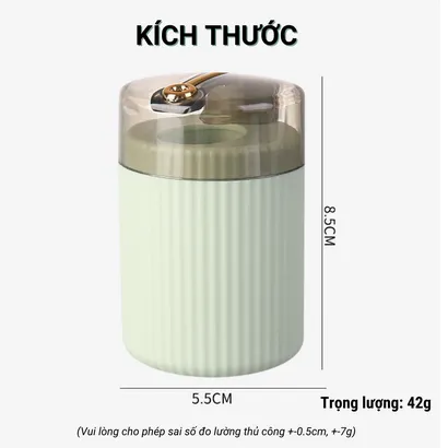 Hộp đựng tăm xỉa răng thông minh tự động bật tăm lên, lọ đựng tăm đẹp mini nhỏ gọn, tinh tế phong cách Bắc Âu