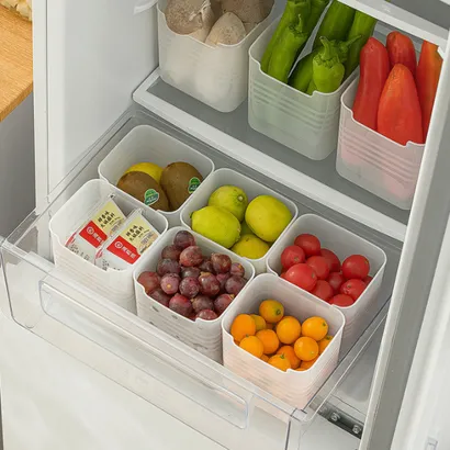 Set hộp nhựa đựng thực phẩm, bảo quản thực phẩm để cánh tủ lạnh, đựng rau củ quả, đa năng tiện dụng - THEA kitchen