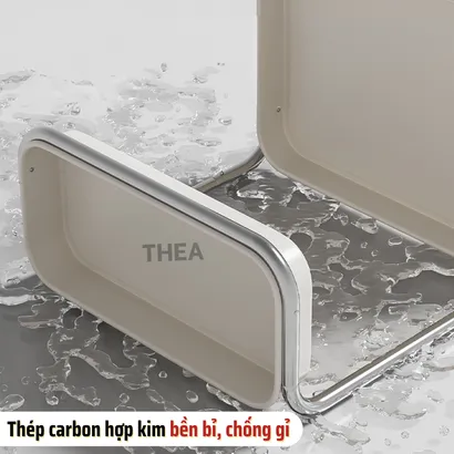 Kệ đựng gia vị Kệ đựng gia vị nhà bếp đa năng 2 tầng, giá để gia vị, giá để đồ nhà tắm, phòng ngủ, bàn làm việc chắc chắn - THEAnhà bếp đa năng 2 tầng