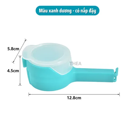 Kẹp miệng túi thực phẩm, kẹp niêm phong miệng túi đa năng có ghi chú thời gian bảo quản - THEA