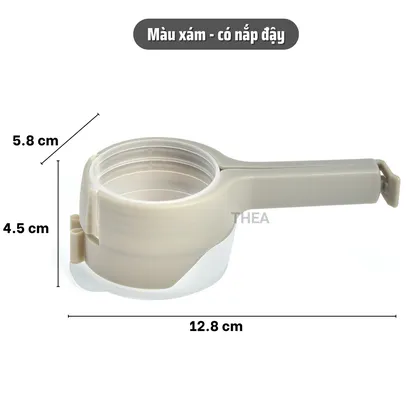 Kẹp miệng túi thực phẩm, kẹp niêm phong miệng túi đa năng có ghi chú thời gian bảo quản - THEA
