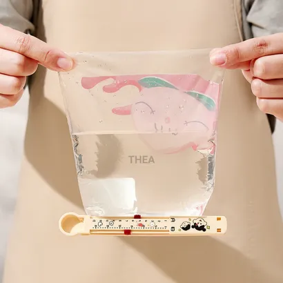 Kẹp miệng túi thực phẩm, kẹp niêm phong miệng túi đa năng có ghi chú thời gian bảo quản - THEA