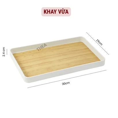 Khay nhựa đựng đồ, khay đựng ly, đựng trà, Khay nhựa đựng đồ ăn, thực phẩm đa năng  - THEA