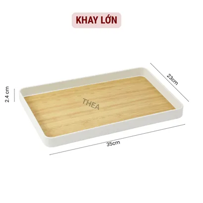 Khay nhựa đựng đồ, khay đựng ly, đựng trà, Khay nhựa đựng đồ ăn, thực phẩm đa năng  - THEA