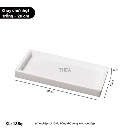 Khay đựng đồ silicon đa năng, Khay đựng nước hoa, đồ skincare, mỹ phẩm, Khay để đồ rửa chén, tinh dầu, phòng tắm - THEA