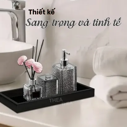 Khay đựng đồ silicon đa năng, Khay đựng nước hoa, đồ skincare, mỹ phẩm, Khay để đồ rửa chén, tinh dầu, phòng tắm - THEA