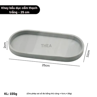 Khay đựng đồ silicon đa năng, Khay đựng nước hoa, đồ skincare, mỹ phẩm, Khay để đồ rửa chén, tinh dầu, phòng tắm - THEA