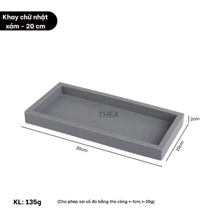 Khay đựng đồ silicon đa năng, Khay đựng nước hoa, đồ skincare, mỹ phẩm, Khay để đồ rửa chén, tinh dầu, phòng tắm - THEA