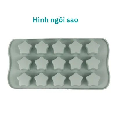 Khuôn 100% silicone làm socola, thạch rau câu nhiều hình - THEA KITCHEN