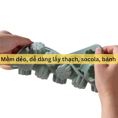 Khuôn 100% silicone làm socola, thạch rau câu nhiều hình - THEA KITCHEN