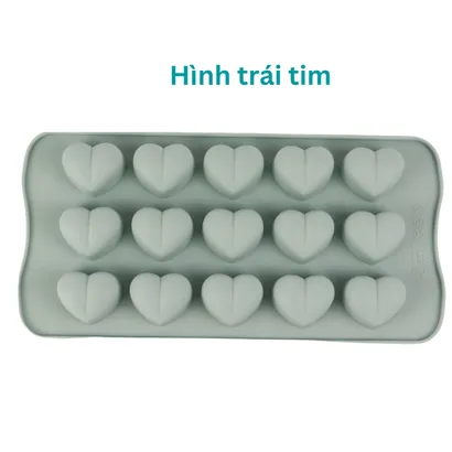 Khuôn 100% silicone làm socola, thạch rau câu nhiều hình - THEA KITCHEN