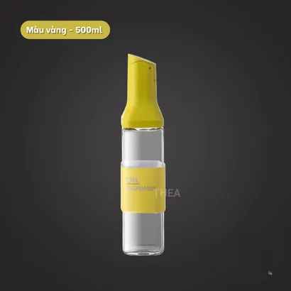 Lọ đựng gia vị thủy tinh, Chai thủy tinh đựng dầu ăn, bình đựng gia vị,  nước mắm, nước tương, rót gia vị tự động - THEA