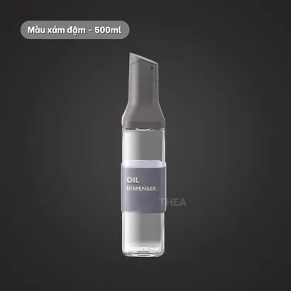 Lọ đựng gia vị thủy tinh, Chai thủy tinh đựng dầu ăn, bình đựng gia vị,  nước mắm, nước tương, rót gia vị tự động - THEA