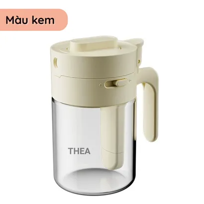 Lọ đựng gia vị thủy tinh, hộp đựng gia vị nhà bếp thông minh, hũ đựng gia vị 2 in1 kèm muỗng - THEA