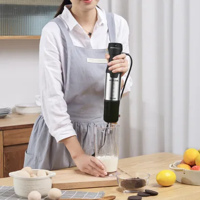 Máy xay cầm tay đa năng 5 in 1 [cao cấp], xay sinh tố, thịt, thức ăn dặm cho bé công suất 1000W - 700ml -THEA kitchen