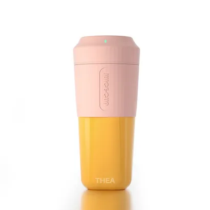 Máy xay ép sinh tố trái cây hoa quả 50W mini cầm tay nhỏ gọn không dây sạc pin thích hợp cho bé, chị em, du lịch - THEA