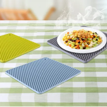 Miếng lót, tấm lót nồi silicone 100% cách nhiệt chịu nhiệt - THEA KITCHEN