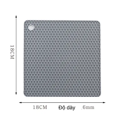 Miếng lót, tấm lót nồi silicone 100% cách nhiệt chịu nhiệt - THEA KITCHEN