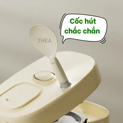 Muôi xới cơm, muỗng xới cơm, thìa xúc cơm nhựa tự đứng - THEA