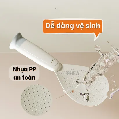 Muôi xới cơm, muỗng xới cơm, thìa xúc cơm nhựa tự đứng - THEA