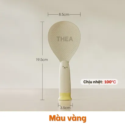 Muôi xới cơm, muỗng xới cơm, thìa xúc cơm nhựa tự đứng - THEA