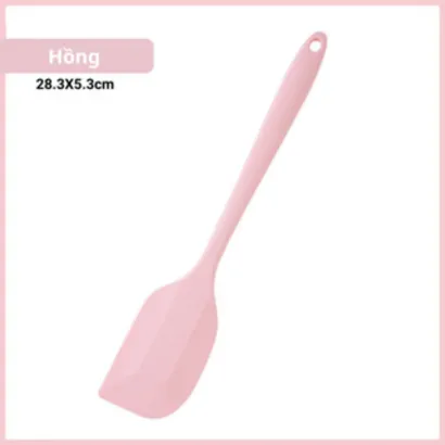 Spatula silicone - phới dẹt silicon trộn bột, vét bột, trộn phết kem - phới làm bánh chịu nhiệt 28cm - THEA