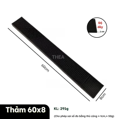 Tấm nhựa PVC lót ly, lót cốc chống thấm nước, lót nồi nóng, Tấm PVC lót bảo vệ bàn bếp, bàn cafe, quầy pha chế - THEA